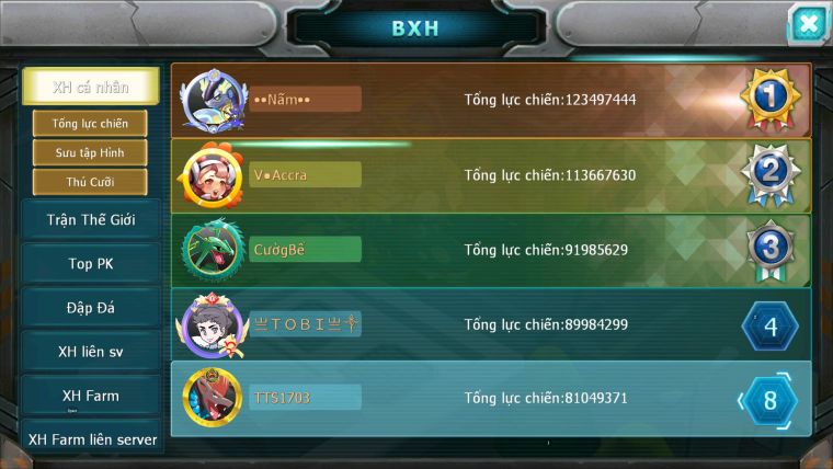 MÃ :#TTS1703 - SV 1426 - TOP8 - V12 - HOOH CH DYNAMAX LỆCH BTAA BC QVLD BC BLACK  BC QUÁ NGON