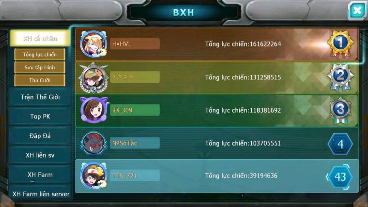 MÃ : #TTS1721 - SV 1256 - TOP23 V13- HOOH CH DYNAMAX YVETAL BC CẶP CÁ BC CẶP LATI BC QUÁ NGON