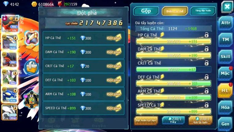 MÃ : #TTS1721 - SV 1256 - TOP23 V13- HOOH CH DYNAMAX YVETAL BC CẶP CÁ BC CẶP LATI BC QUÁ NGON