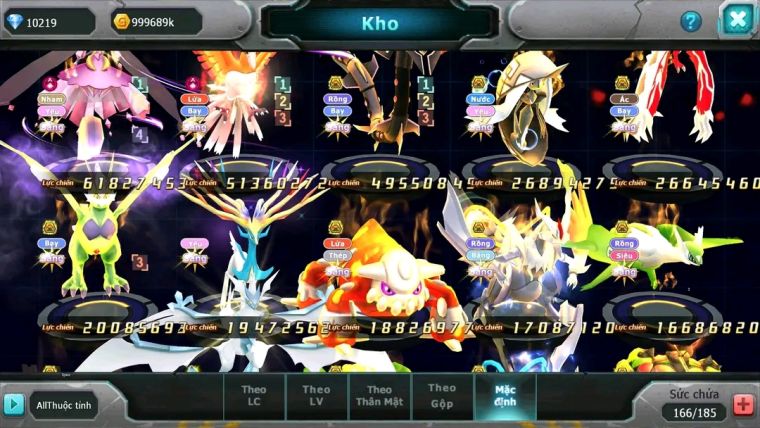 MÃ : #TTS1714 - SV 50 - TOP2 - DIANCIE CH DYNAMAX HOOH CH DYNAAMX RAY BC MEGANEC HOOPA BC QUÁ NGON