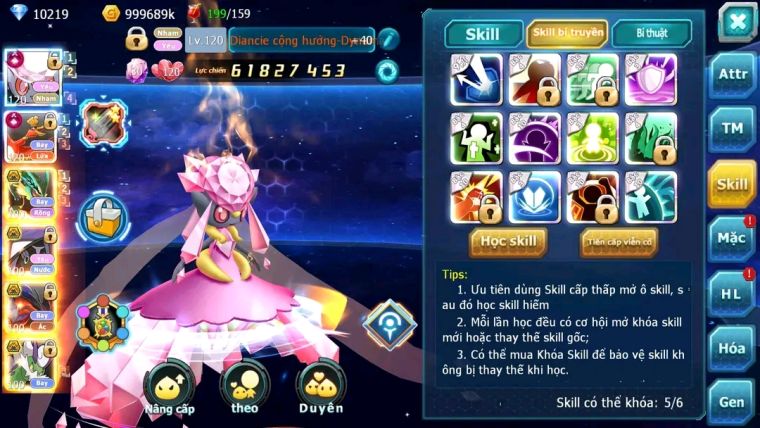MÃ : #TTS1714 - SV 50 - TOP2 - DIANCIE CH DYNAMAX HOOH CH DYNAAMX RAY BC MEGANEC HOOPA BC QUÁ NGON