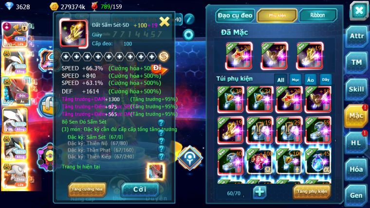 MÃ : #TTS1735 - SV 1175 - V13- TOP40 - HOOH CH DYNAMAX UNVOA WB BC BTAA BÁ CHỦ  MEW GIÁP BC QUÁ NGON