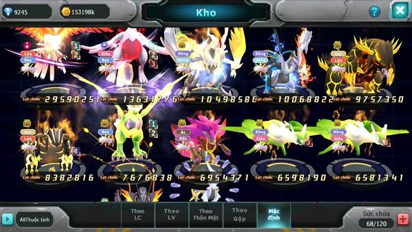MÃ : #tTS1737 - SV 1079 - TOP25 - HOOH CH DYNAMAX LUGIA CH  UNVOA CẶP LATI BC QUÁ NGON