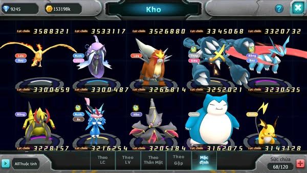 MÃ : #tTS1737 - SV 1079 - TOP25 - HOOH CH DYNAMAX LUGIA CH  UNVOA CẶP LATI BC QUÁ NGON