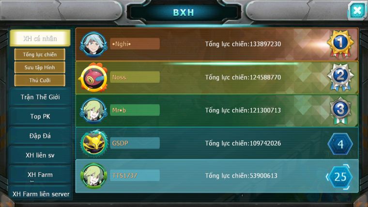 MÃ : #tTS1737 - SV 1079 - TOP25 - HOOH CH DYNAMAX LUGIA CH  UNVOA CẶP LATI BC QUÁ NGON
