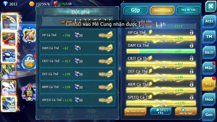 MÃ : #TTS1739 - SV 1251 - TOP51 CẶP CÁ BÁ CHỦ HOOH BC  QLVD BC RĂNG BẮN BC