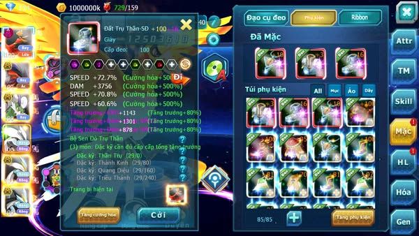 MÃ : #TTS1738 - SV1530 - V14 - TOP50 - HOOH DYNAMAX YVETAL BÁ CHỦ THẦN GIÓ  UNVOA WB BÁ CHỦ