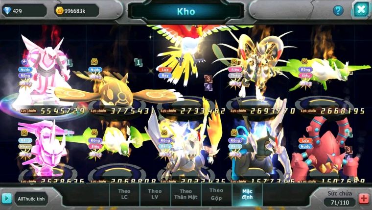 MÃ : #TTS1746 - SV 1349 - VIP0 NGUYÊN ZIN - PALKIA CỘNG HƯỞNG MEW GIÁP BC CẶP LATI BC KYOGRE BC QUÁ THƠM