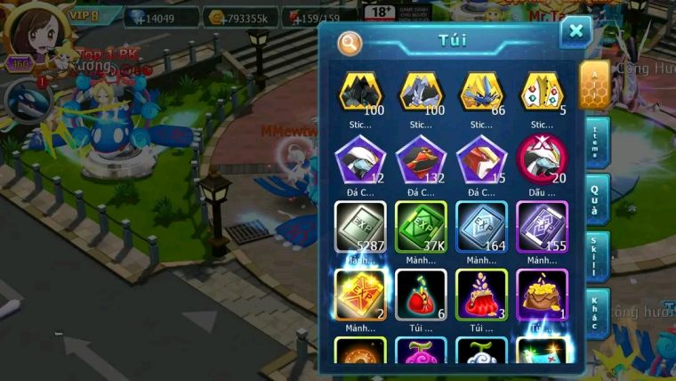 MÃ : #TTS1744 - SV1057 - TOP12 - PALKIA CỘNG HƯỞNG  TEAM BAY BÁ CHỦ QUÁ NGON CẶP CÁ BÁ CHỦ