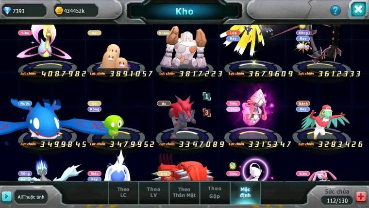 MÃ : #TTS1751 - SV 1480 - TOP11- DIANCIE CỘNG HƯỞNG DYNAMAX LC SIÊU KHỦNG  TEAM NƯỚC NHAM ĐẤT NGON