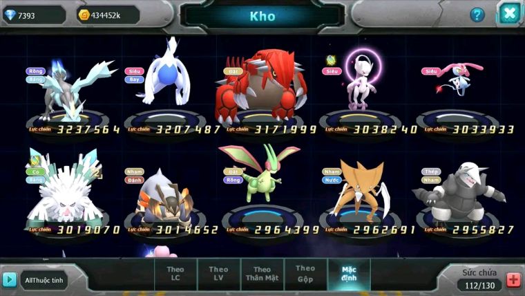 MÃ : #TTS1751 - SV 1480 - TOP11- DIANCIE CỘNG HƯỞNG DYNAMAX LC SIÊU KHỦNG  TEAM NƯỚC NHAM ĐẤT NGON