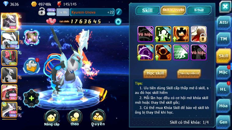 MÃ :#TTS 1753 - SV1620 - TOP13 - MEW GIÁP BÁ CHỦ  UNVOA QUÁ NGON