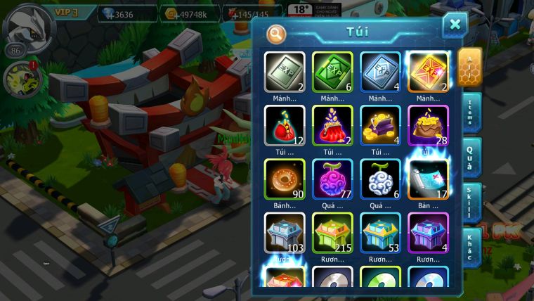 MÃ :#TTS 1753 - SV1620 - TOP13 - MEW GIÁP BÁ CHỦ  UNVOA QUÁ NGON