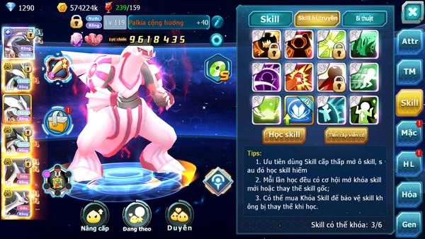 MÃ : #TTS1765 - SV1546 -V11- PALKIA CỘNG HƯỞNG FULL SS CỰC CHẤT CẶP LATI UNVOA WB BÁ CHỦ