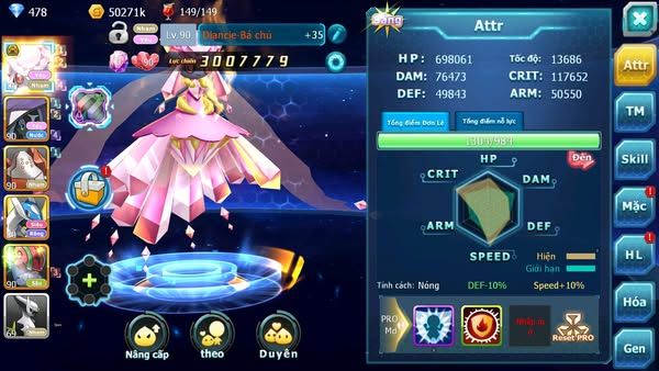 MÃ : #TTS1761 - SV 1597- TOP11- DIANCIE TAPU FIN QUÁ NGON