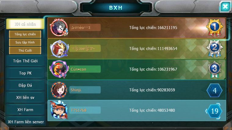 MÃ : #tTS1768 -SV1219- TOP 19 - V12 - HOOH CH DYNAMAX DIANCIE BC UNVOA WB BC  THẦN GIÓ BC KYOGRE BÁ CHỦ PAL BÁ CHỦ