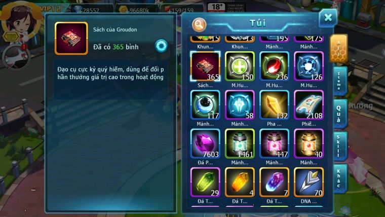 MÃ : #TTS1767 - SV 1494 - TOP23 - V12 - HOOH DYNAMAX FULL TRỤ- CÓ FULL SS- QVLD BÁ CHỦ THẦN GIÓ BC QUÁ NGON
