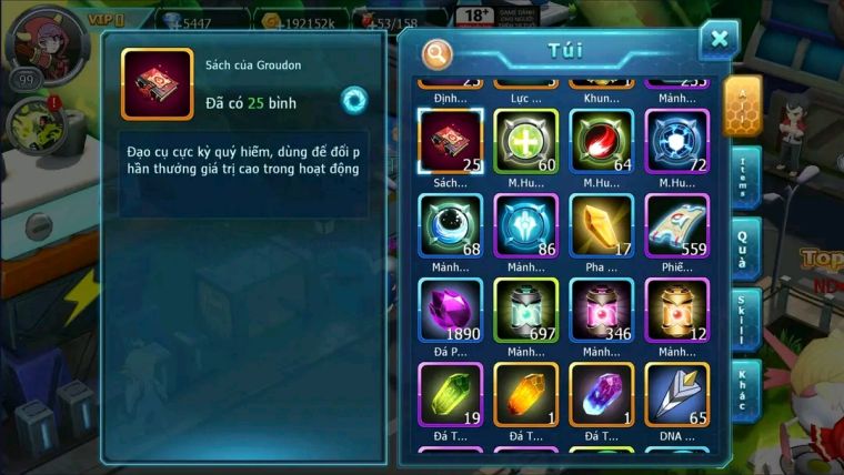 MÃ : #TTS1801 - SV1589 - V0 NGUYÊN ZIN-  TOP 6PK - HOOH BÁ CHỦ  QVLD BÁ CHỦ THẦN GIÓ BC  QUÁ NGON CHO AE ĐUA TOP