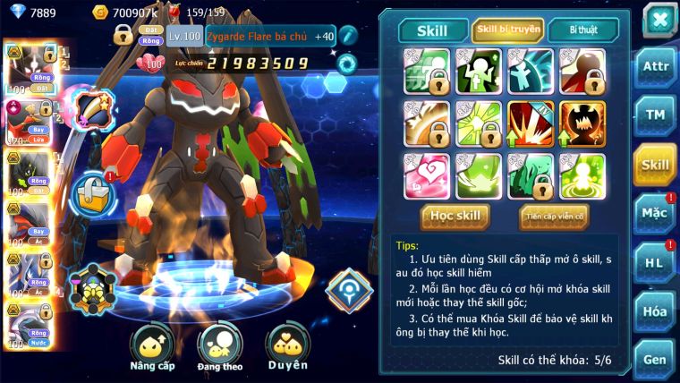 MÃ : #TTS1805 - SV1491 - TOP8 TÍCH LIÊN - 900 SAHCS- V15 - CẶP ZEVIL BÁ CHỦ LC SUPER KHỦNG- HÔH CH  DYNAMAX  3 TEAM NGỌT SỚT