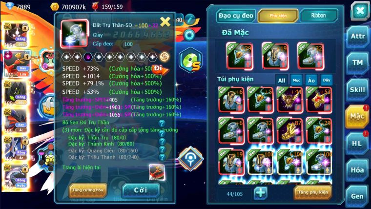 MÃ : #TTS1805 - SV1491 - TOP8 TÍCH LIÊN - 900 SAHCS- V15 - CẶP ZEVIL BÁ CHỦ LC SUPER KHỦNG- HÔH CH  DYNAMAX  3 TEAM NGỌT SỚT