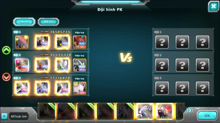 MÃ : #TTS1805 - SV1491 - TOP8 TÍCH LIÊN - 900 SAHCS- V15 - CẶP ZEVIL BÁ CHỦ LC SUPER KHỦNG- HÔH CH  DYNAMAX  3 TEAM NGỌT SỚT