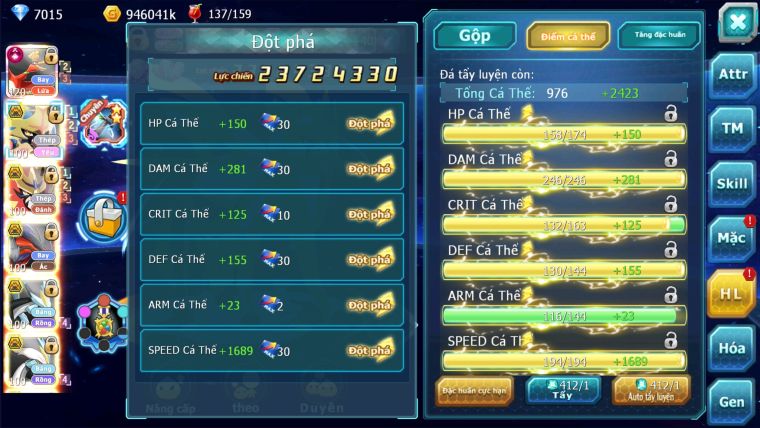 MÃ : #TTS1808- SV1481 - TOP5 - V15- CẶP CHÓ BÁ CHỦ HOOH CH DYNAMAX YVETAL BC UNVOVA WB BC CỰ NGON FORM 3 TEAM MẠNH
