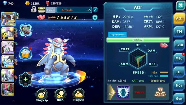 MÃ : #TTS1825 - SV 1685 - V4- TOP11  TEAM SIÊU HOT SVM AMDO RAIKOU GOODRA