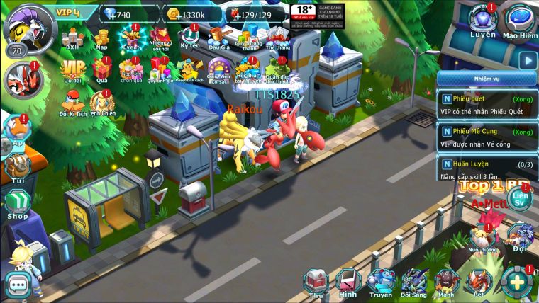 MÃ : #TTS1825 - SV 1685 - V4- TOP11  TEAM SIÊU HOT SVM AMDO RAIKOU GOODRA