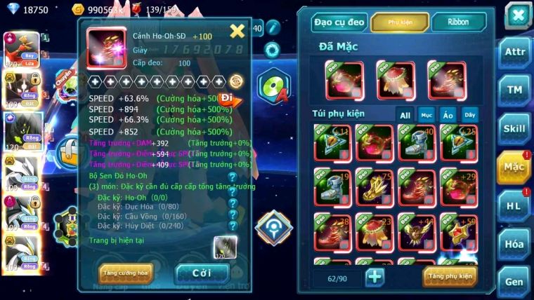 MÃ : #tTS1828 - SV1267- TOP 5 ( LỖI BXHLC) V16 - HOOH CH DYNAAMX  CẶP ZYGARDE BÁ CHỦ UNVOA BW QUÁ ĐỈNH
