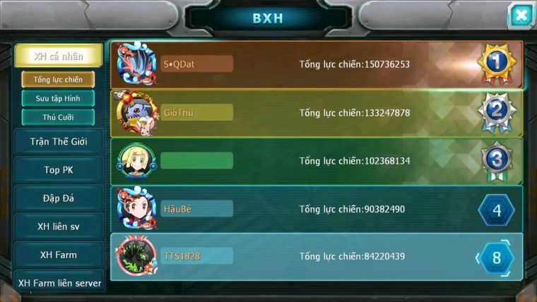 MÃ : #tTS1828 - SV1267- TOP 5 ( LỖI BXHLC) V16 - HOOH CH DYNAAMX  CẶP ZYGARDE BÁ CHỦ UNVOA BW QUÁ ĐỈNH