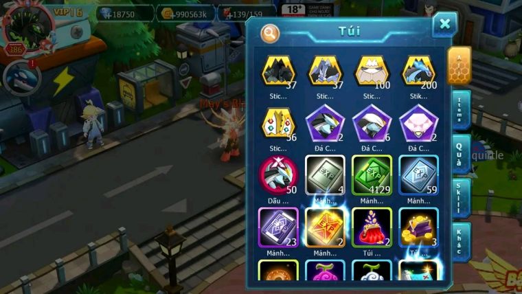 MÃ : #tTS1828 - SV1267- TOP 5 ( LỖI BXHLC) V16 - HOOH CH DYNAAMX  CẶP ZYGARDE BÁ CHỦ UNVOA BW QUÁ ĐỈNH
