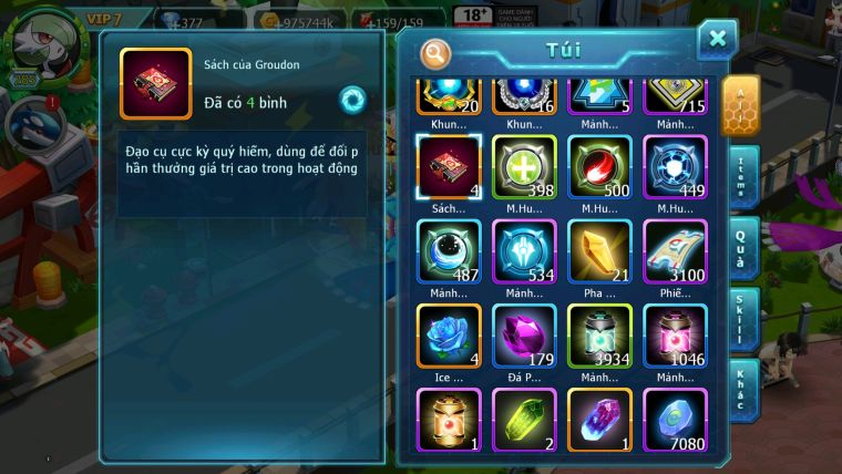 MÃ : #TTS1831 - SV 1162 - TOP 29 - V7 - PALKIA CH HOOH CH DYNAMAX  RAY BC  CẶP CÁ BC MEW Y ECHO QÁU NGON