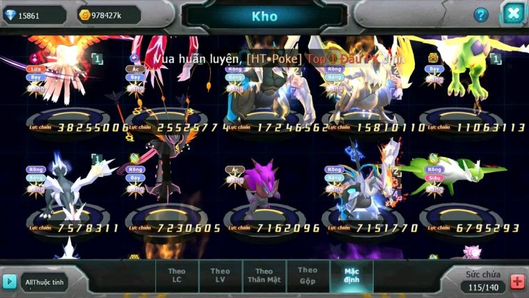 MÃ : #TTS1836 - SV 996 - TOP6PK - V12 - 1K2 SÁCH -HOOH CH DYNAMAX FULL SS- TCN MAX  - YVETAL BUILD DAME SÉT HH CỰC CHẤT 3 TEAM MẠNH