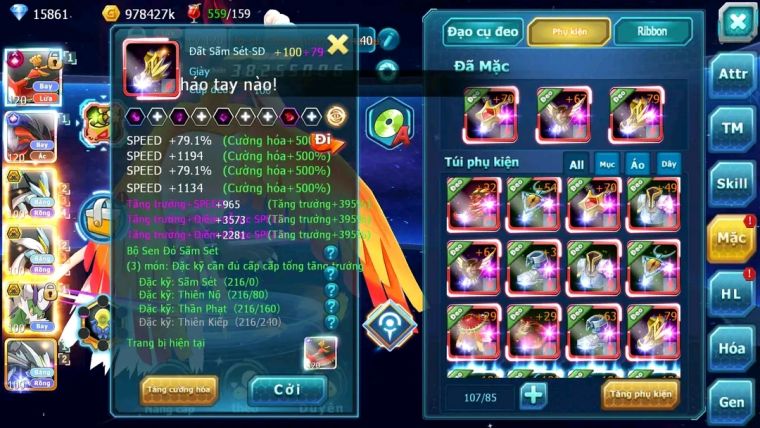 MÃ : #TTS1836 - SV 996 - TOP6PK - V12 - 1K2 SÁCH -HOOH CH DYNAMAX FULL SS- TCN MAX  - YVETAL BUILD DAME SÉT HH CỰC CHẤT 3 TEAM MẠNH