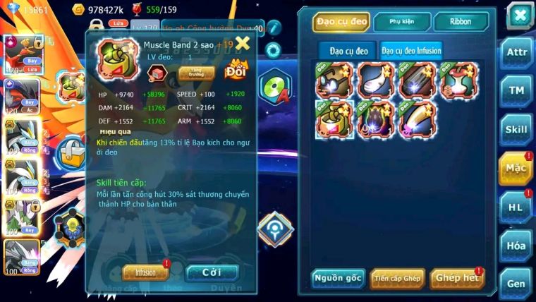MÃ : #TTS1836 - SV 996 - TOP6PK - V12 - 1K2 SÁCH -HOOH CH DYNAMAX FULL SS- TCN MAX  - YVETAL BUILD DAME SÉT HH CỰC CHẤT 3 TEAM MẠNH