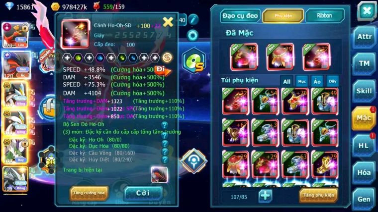 MÃ : #TTS1836 - SV 996 - TOP6PK - V12 - 1K2 SÁCH -HOOH CH DYNAMAX FULL SS- TCN MAX  - YVETAL BUILD DAME SÉT HH CỰC CHẤT 3 TEAM MẠNH