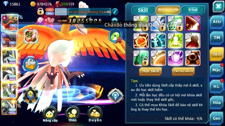 MÃ : #TTS1836 - SV 996 - TOP6PK - V12 - 1K2 SÁCH -HOOH CH DYNAMAX FULL SS- TCN MAX  - YVETAL BUILD DAME SÉT HH CỰC CHẤT 3 TEAM MẠNH