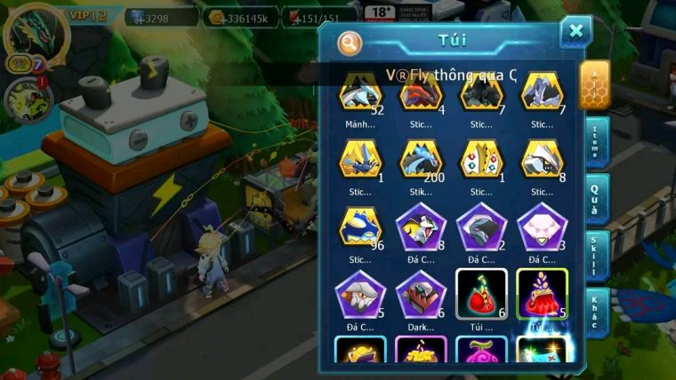 MÃ : #TTS1839 - SV 1440 - V12 HOOH BC UNVOA WB BC PALKIA BC RAY QUÁ NGON