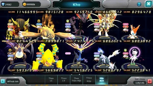 MÃ : #TTS1846 - SV 1155- TOP10-V14- HOOH CH DYNAAMX LUGIA CH DIANCIE DYNAMAX 3 TEAM CỰC CHẤT
