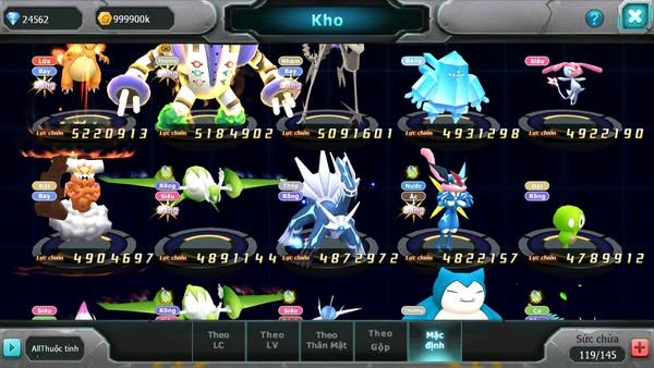 MÃ : #TTS1846 - SV 1155- TOP10-V14- HOOH CH DYNAAMX LUGIA CH DIANCIE DYNAMAX 3 TEAM CỰC CHẤT