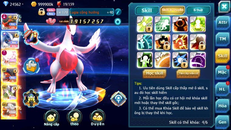 MÃ : #TTS1846 - SV 1155- TOP10-V14- HOOH CH DYNAAMX LUGIA CH DIANCIE DYNAMAX 3 TEAM CỰC CHẤT