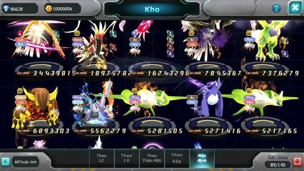 MÃ: #TTS1840 - SV1498 - TOP4 - Top 4-6 CHAM ALL HOOH CH DYNAMAX CS KHỦNG YVETAL ECHO KORAIDON BC FULL ĐC DRAK HH BC QUÁ NGON AE
