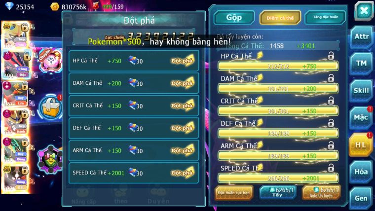MÃ : #TTS1848 - SV 1386 - TOP2 - CẶP CHÓ ETERNATUS DYNAMAX - HOOH CH  CẶP ZEVIL BC QUÁ NGON