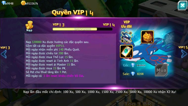 MÃ: #TTS1856 - SV 1249 - TOP41 - HOOH CH DYNAMAX CẶP CÁ BC  THẦN GIÓ BC  MEW GIÁP BC CẶP LATI BC NGỌT CHO AE