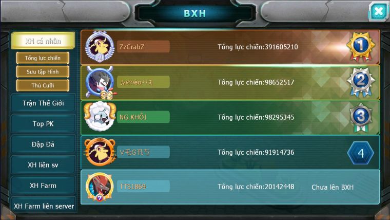MÃ: #TTS1869 -SV 1416 - V11- HOOH DYNAMAX  WB UNVOA  QVLD THẦN GIÓ BC CẶP LATI BC MEW GIÁP BC QUÁ THƠM