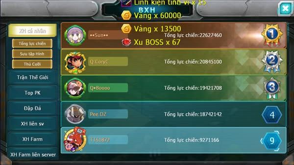 MÃ : #TTS1872 - SV 1590- TOP9 - V9 - UNVOA HÔH KYOGRE ĐUA TOP SVM