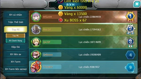 MÃ : #TTS1872 - SV 1590- TOP9 - V9 - UNVOA HÔH KYOGRE ĐUA TOP SVM