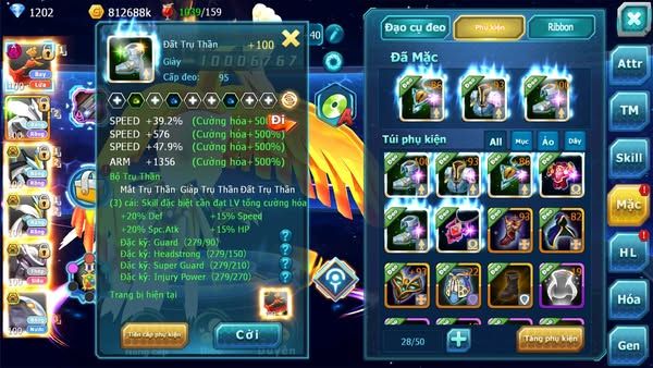 MÃ:  #TTS1882 - SV1359 - HOOH DYNAMAX UNVOA WB BC MEW GIÁP BC QVBC BC  QVLD THẦN GIÓ QUÁ NGON