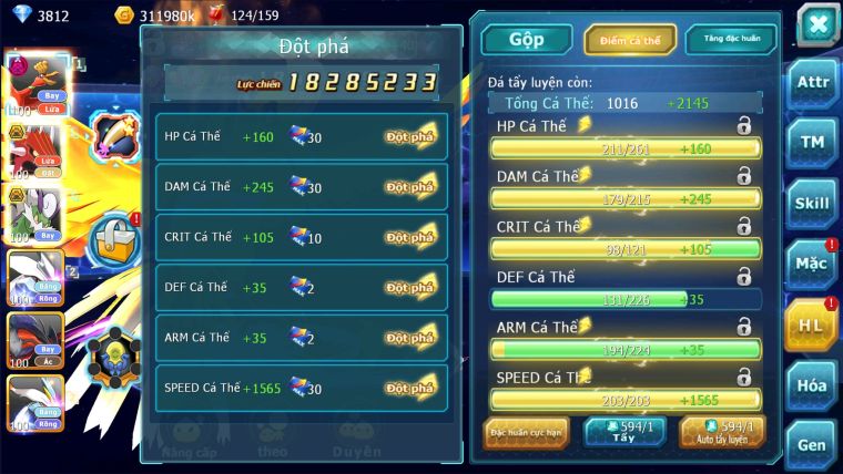 MÃ : #TTS1889 - SV 1494 - TOP25-  V12 - HOOH DYNAMAX  QVLD BC THẦN GIÓ UNVOA QUÁ NGON