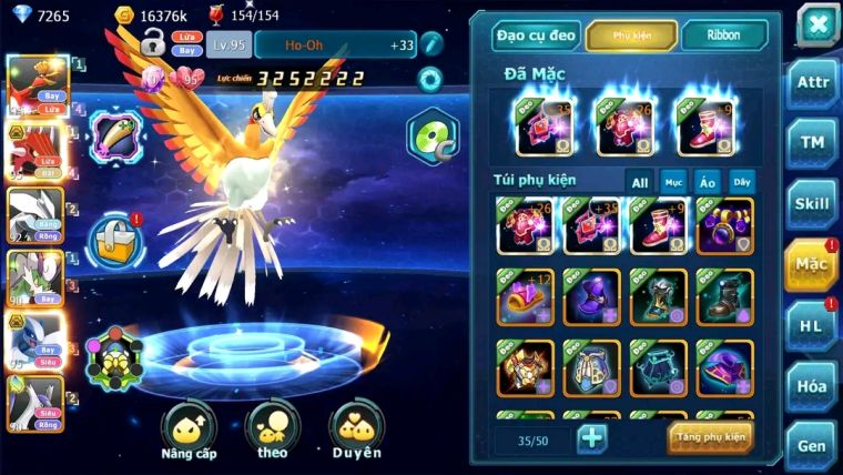 MÃ : #TTS1896- SV 1581 - TOP15 -  V7 - HOOH QVLD BC  UNVOA THẦN GIÓ LUGIA BC QUÁ NGON  GẦN ĐỦ OOH BC